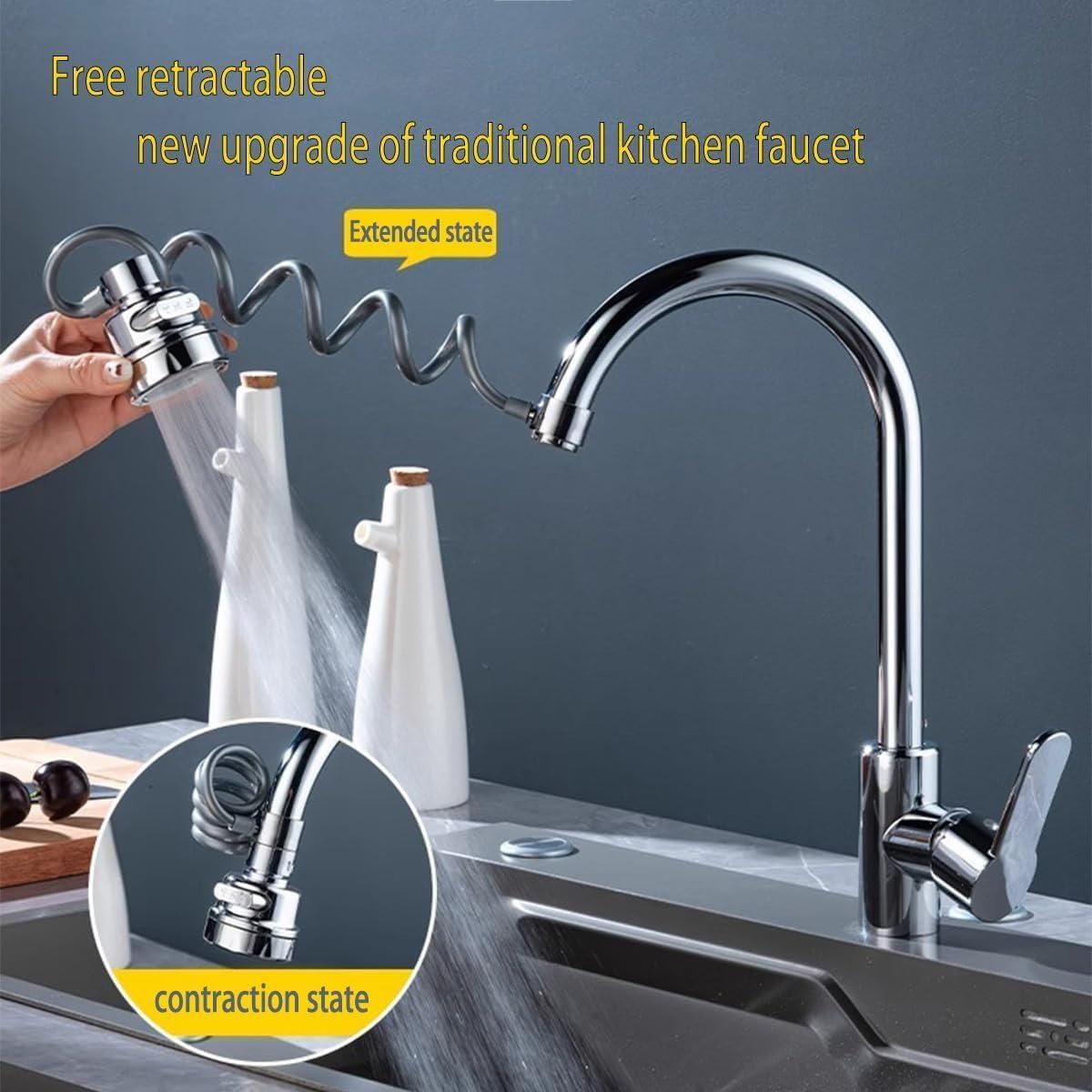 ABS Sink Sprayer Attachment for Faucet Silver Finish