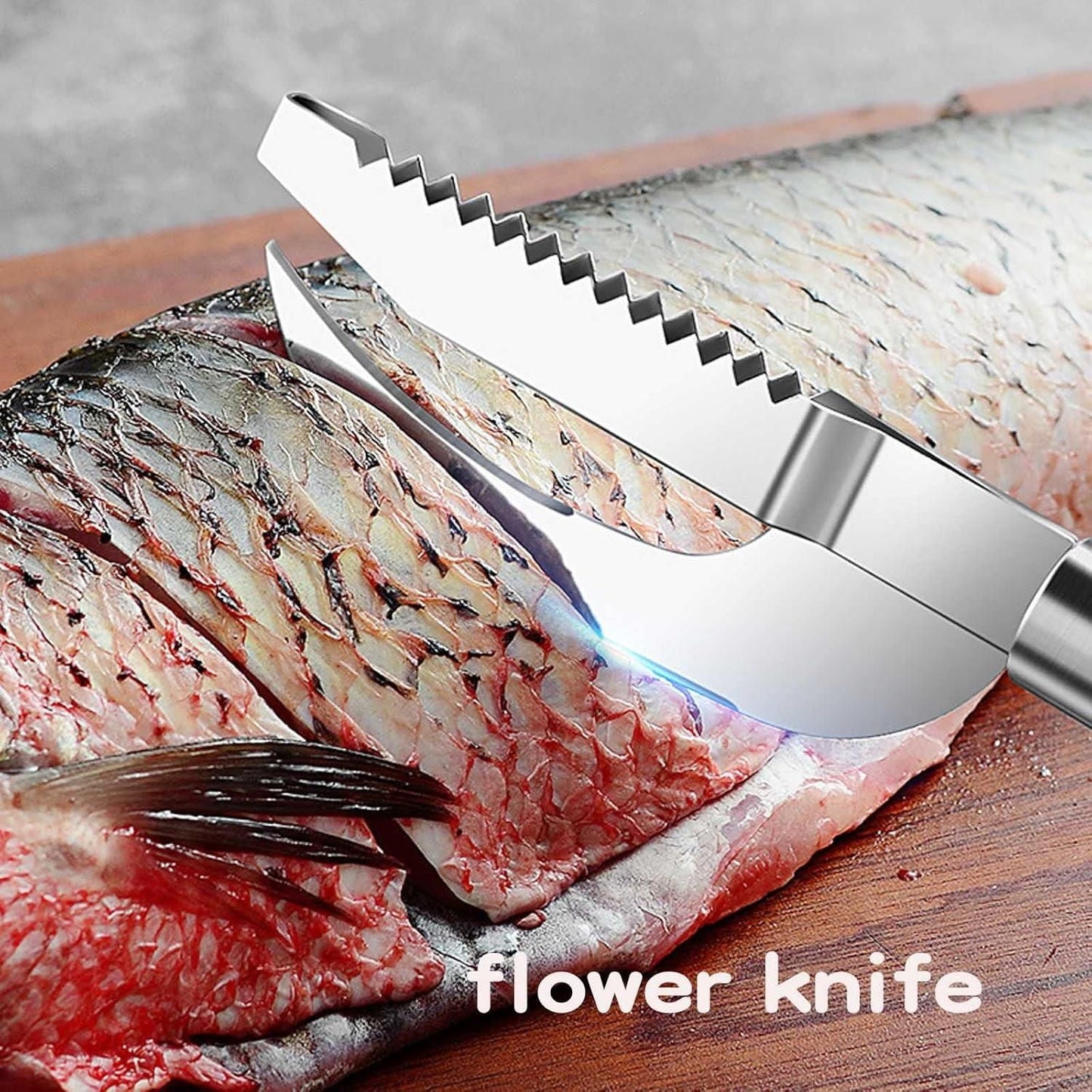 Three In One Fish Scaler Scraper Stainless Steel Tool