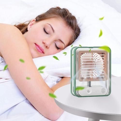 Rechargeable Battery Operated Mini USB Fan With Mist Water