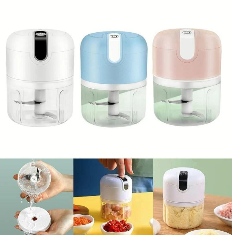 Mini Electric Meat And Garlic Chopper Compact Food Processor