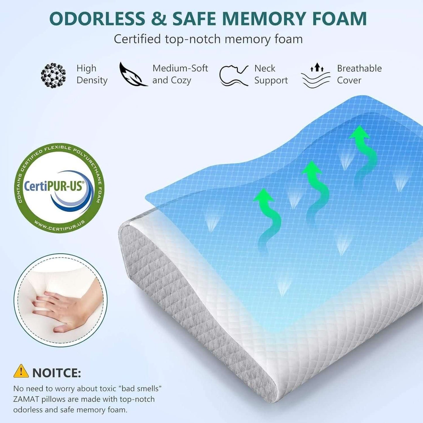 Neck Pain Relief with Foam Pillows