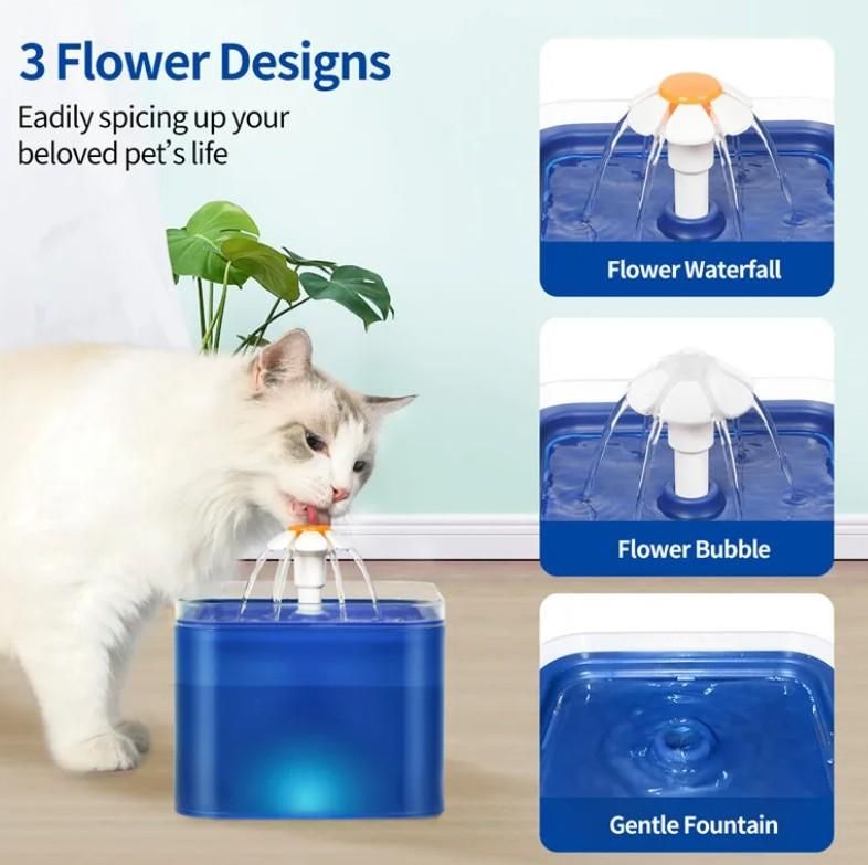2L Small Pet Water Fountain For Kitten And Small Dogs