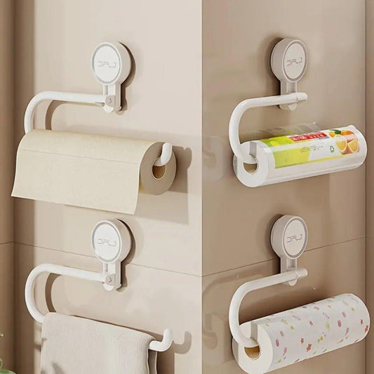Assorted Towel Holder Plastic Suction Cup Rack Non Drilling