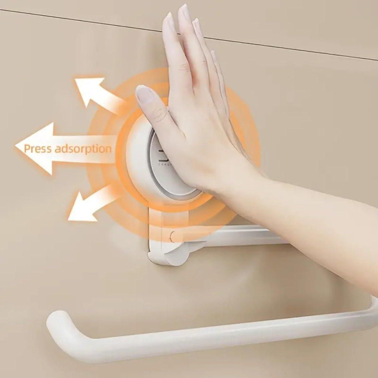 Assorted Towel Holder Plastic Suction Cup Rack Non Drilling