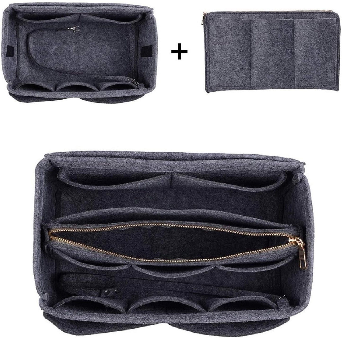Felt Fabric Purse Organizer – Small Felt Bag Organizer for Handbags