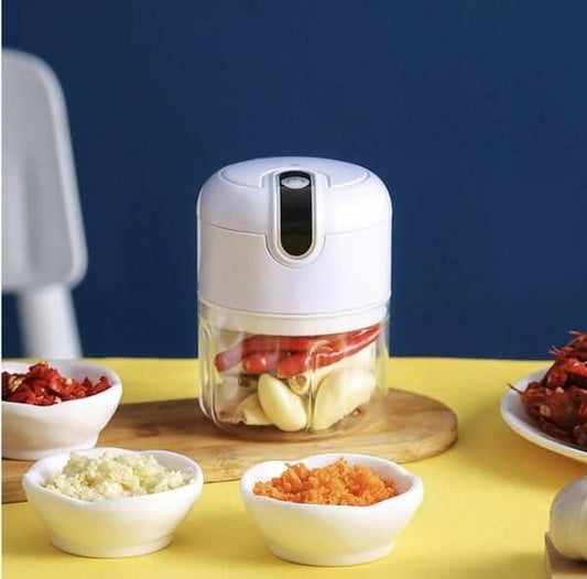 Mini Electric Meat And Garlic Chopper Compact Food Processor