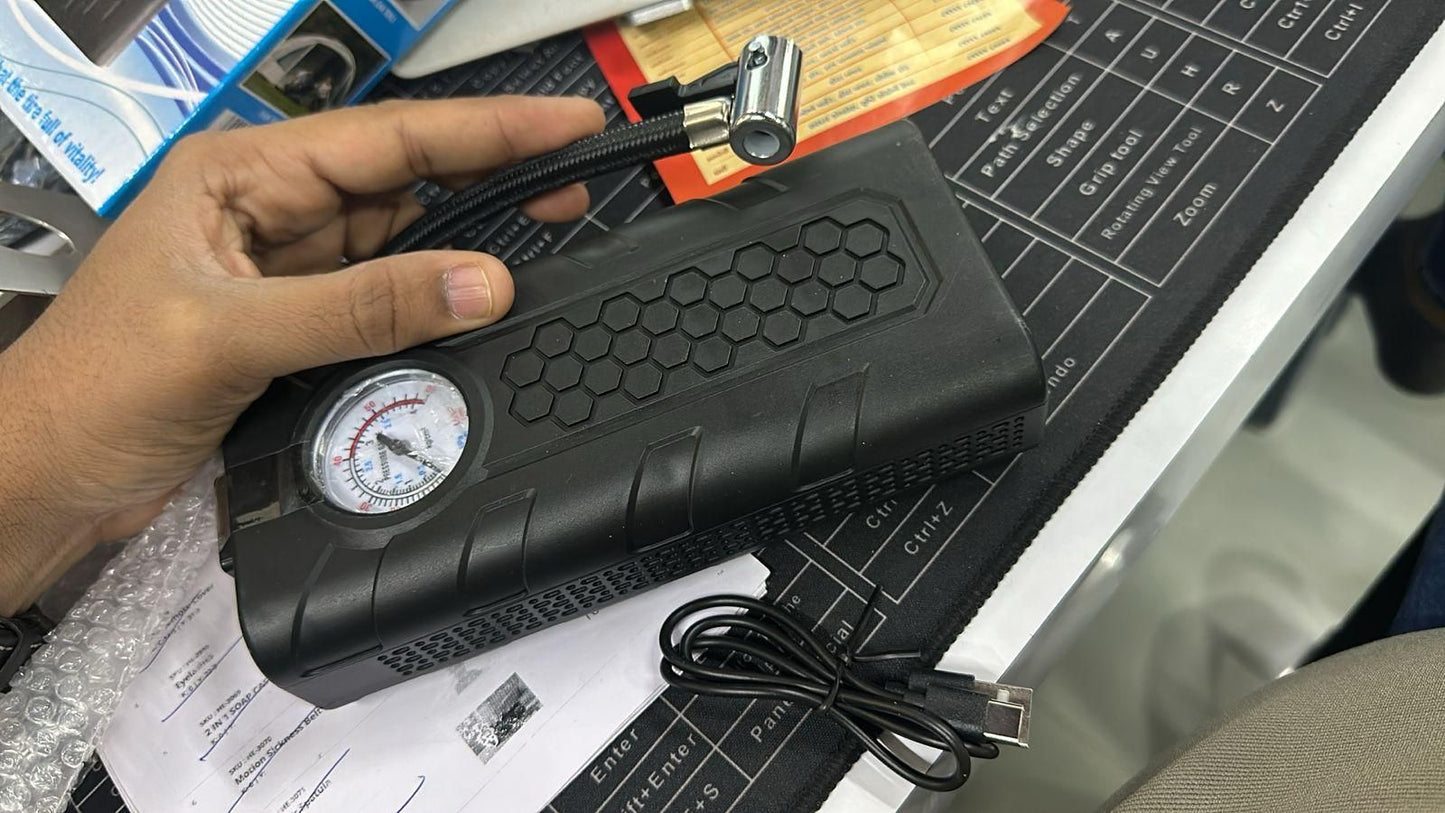 Portable Battery Powered Air Compressor Tire Inflator