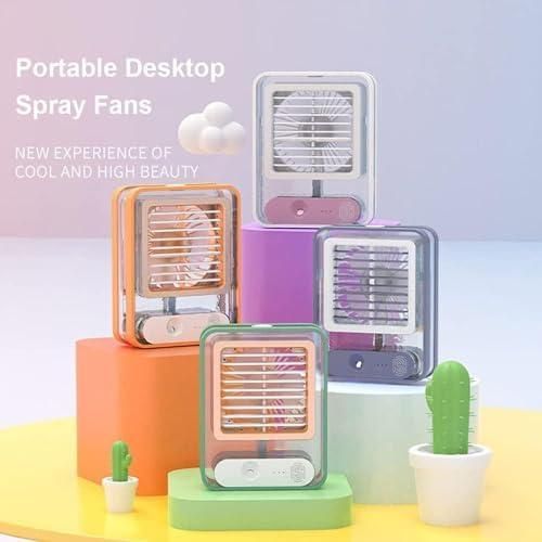 Rechargeable Battery Operated Mini USB Fan With Mist Water