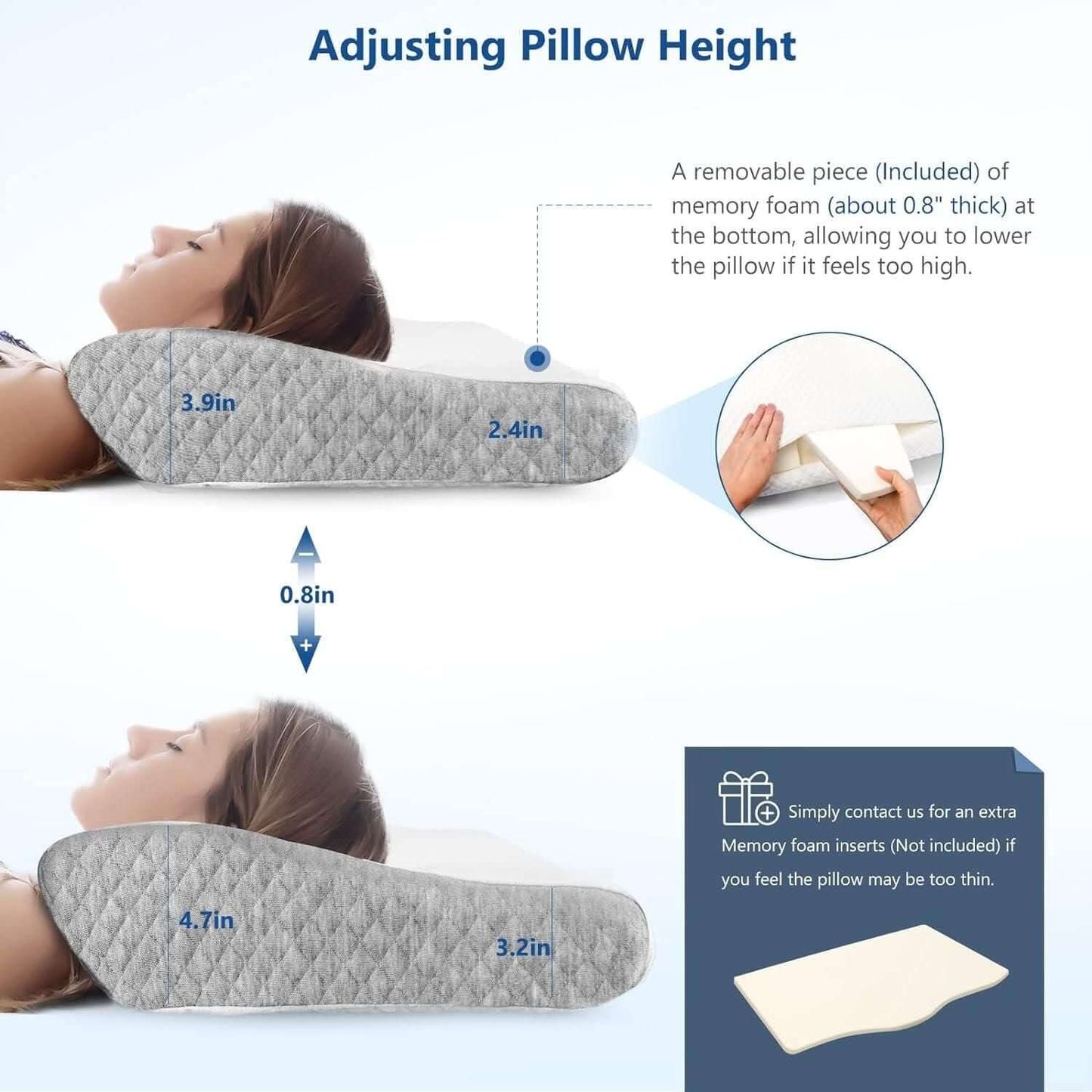 Neck Pain Relief with Foam Pillows