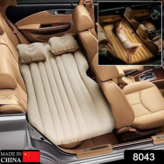 Car Back Seat Inflatable Bed with 2 Pillows + Portable Air Pump