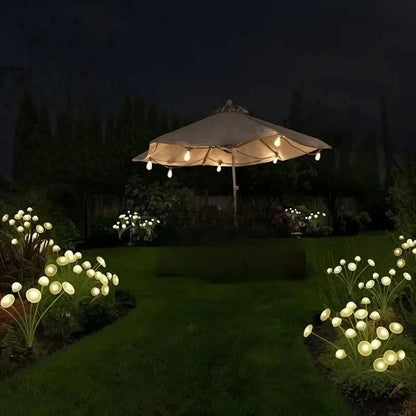 Solar Jellyfish Mushroom Lights for Garden, Outdoor Ground-Plug Lawn Pathway LEDs