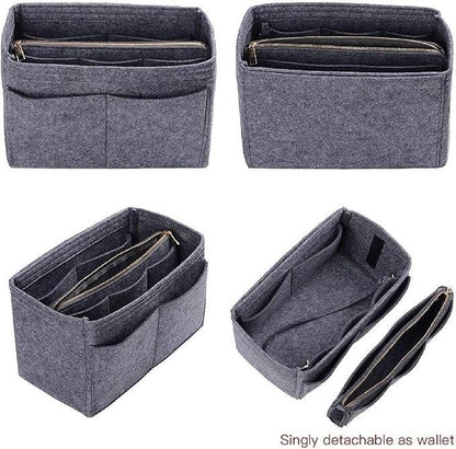 Felt Fabric Purse Organizer – Small Felt Bag Organizer for Handbags