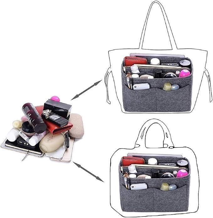 Felt Fabric Purse Organizer – Small Felt Bag Organizer for Handbags