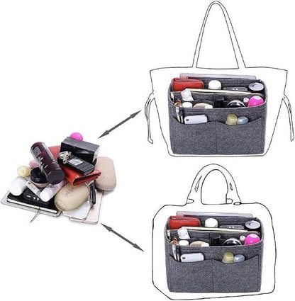Felt Fabric Purse Organizer – Small Felt Bag Organizer for Handbags