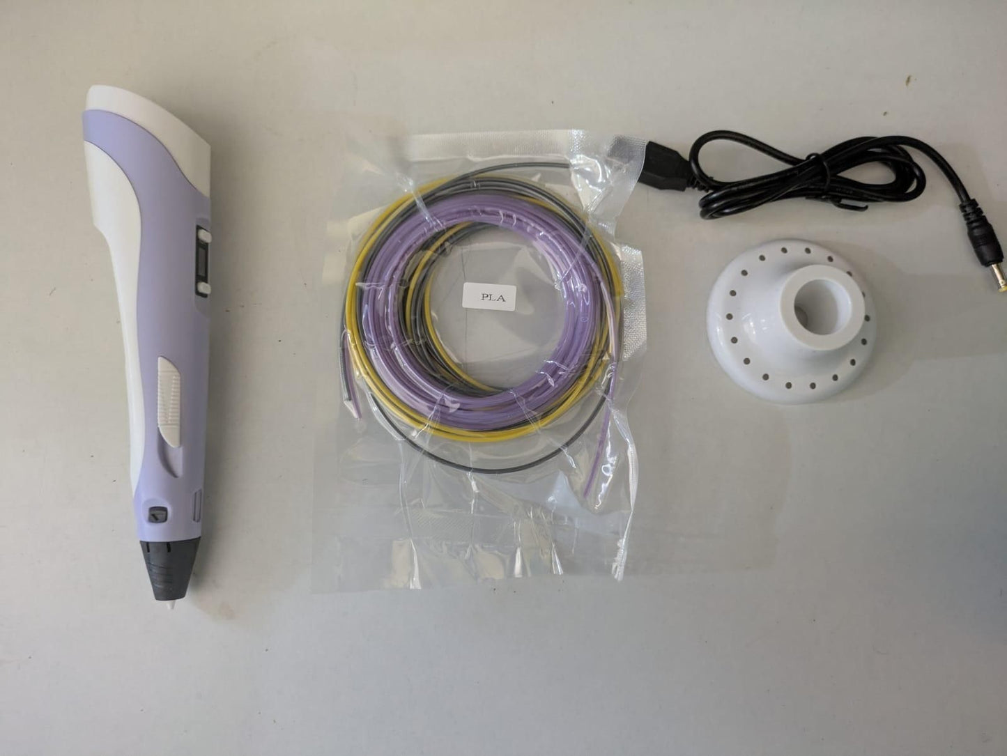 3D Printer Pen for Kids – Beginner 3D Drawing Pen Set with PLA Filament (Random Colors)