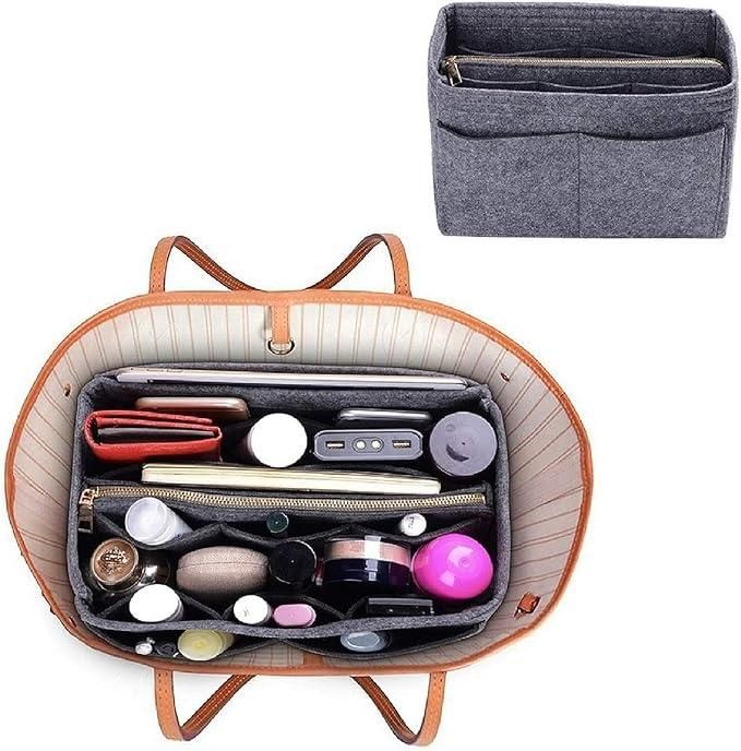 Felt Fabric Purse Organizer – Small Felt Bag Organizer for Handbags