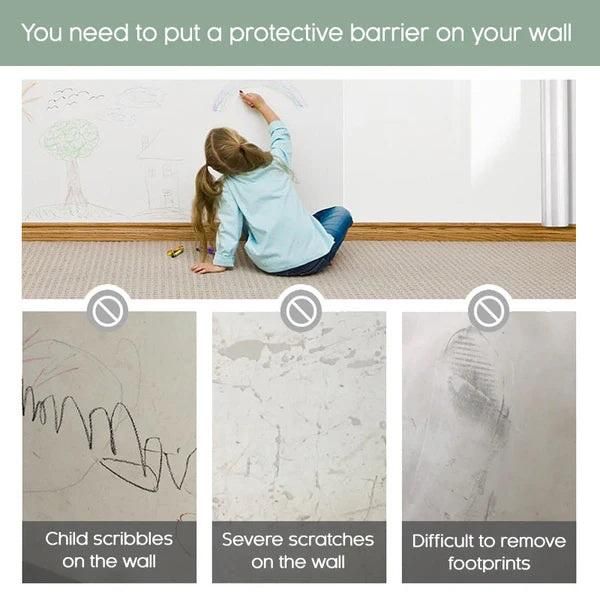 Self- Adhesive Transparent Wall Protection Film (1 Pack 2 Sheets)