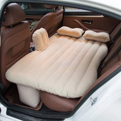 Car Back Seat Inflatable Bed with 2 Pillows + Portable Air Pump